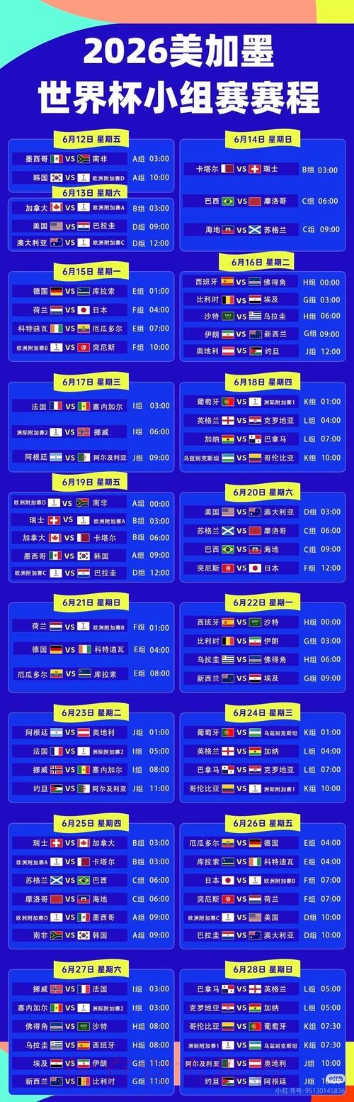 2026世界杯直播实时更新赛事详情官网入口 2026世界杯直播实时更新赛事详情官网入口